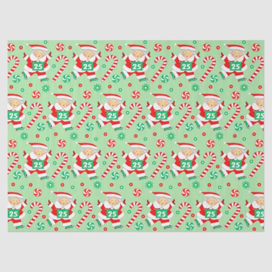 Papier Mousseline Cadeau de vacances Creative Runner (Recto)