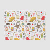 Papier Mousseline Cadeau d'enseignant de l'école (Recto)