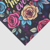 Papier Mousseline Cadeau Luxe Floral Collection populaire (Détail)