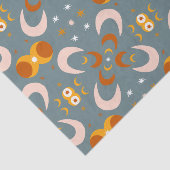 Papier Mousseline Cadeau Motif de lune (Détail)