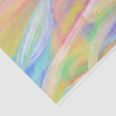 Papier Mousseline Cadeau Peint à la main Peinture Abstraite (Détail)