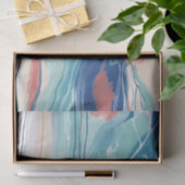 Papier Mousseline Cadeau Peint à la main Peinture Abstraite (Cadeau)