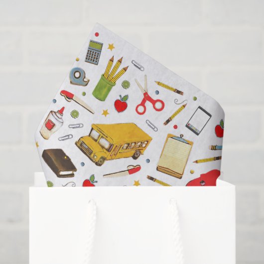 Papier Mousseline Cadeau pour Enseignant (Sac cadeau)