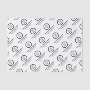 Papier Mousseline Cadeau promotionnel d'entreprise de marque logo pe
