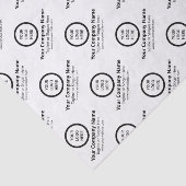 Papier Mousseline Cadeau promotionnel d'entreprise de marque logo pe (Détail)