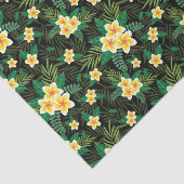 Papier Mousseline Cadeau végétal vert jaune Découpage d'embarcation (Détail)