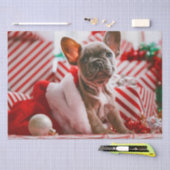 Papier Mousseline Cadeaux de chiot de Noël mignons (Artisanat)