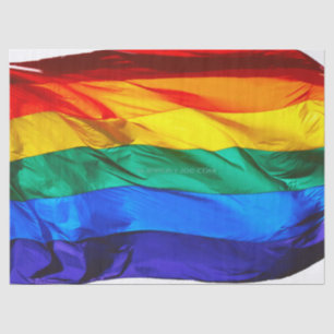Papier Mousseline Cadeaux de drapeau de fierté gay artistique Wave d
