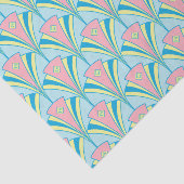 Papier Mousseline Cadeaux de Miami de fan d'art déco (Détail)