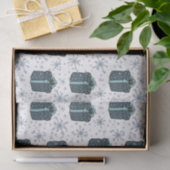 Papier Mousseline Cadeaux de Noël bleus (Cadeau)