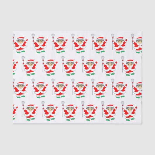 Papier Mousseline Cadeaux de vacances pour filles crosse (Recto)