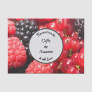 Papier Mousseline Cadeaux faits maison avec amour photo personnalisa