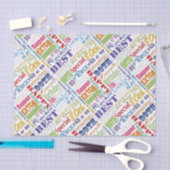 Papier Mousseline Cadeaux Uniques Et Spéciaux De Fête Du 80E Anniver (Artisanat)