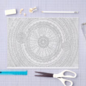 Papier Mousseline Cadre de graphique d'astro-texte latin dénaturé (Artisanat)