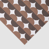 Papier Mousseline Café Brown Mocha Century Moderne Wavy (Détail)