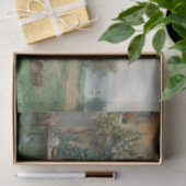 Papier Mousseline Café dans le jardin par Daniel Ridgway Knight (Cadeau)