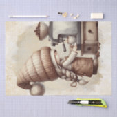 Papier Mousseline Café Gnome (Artisanat)