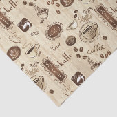 Papier Mousseline Café !  Kaffe !  Du café ! (Détail)