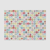 Papier Mousseline Café rétro (Recto)