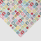 Papier Mousseline Café rétro (Détail)