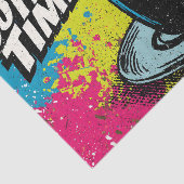 Papier Mousseline "Café Time" Vibrant Pop Art Conception de Mug (Détail)