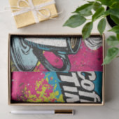 Papier Mousseline "Café Time" Vibrant Pop Art Conception de Mug (Cadeau)