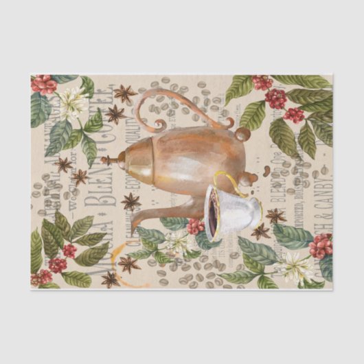 Papier Mousseline Café un (Recto)