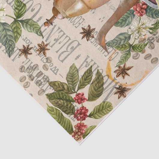 Papier Mousseline Café un (Détail)