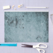 Papier Mousseline Cage d'oiseaux de Steampunk Bleu Profond (Artisanat)