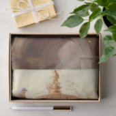 Papier Mousseline Cage d'or (Cadeau)