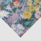 Papier Mousseline Caillebotte - Chrysanthèmes blanc et jaune (Détail)