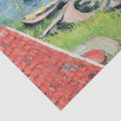 Papier Mousseline Caillebotte - Seine à Argenteuil, Bateaux à l'ancr (Détail)