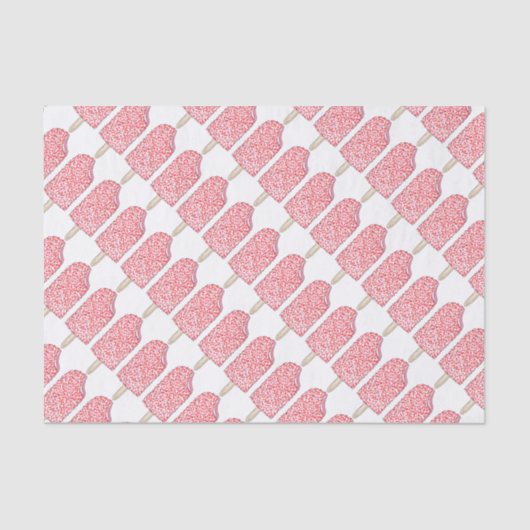 Papier Mousseline Cake de fraise Eclair Popsicle Papier de tissus (Recto)