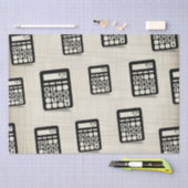 Papier Mousseline Calculatrice Comptable Coeur Or (Artisanat)