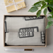 Papier Mousseline Calculatrice Comptable Coeur Or (Cadeau)