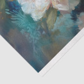 Papier Mousseline Calf Regal en Brocade Turquoise (Détail)