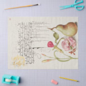 Papier Mousseline Calligraphie antique et dessin (Artisanat)