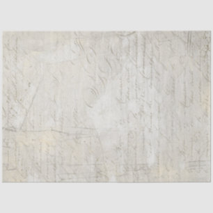 Papier Mousseline Calligraphie Marbre Script Gris Beige Découpage