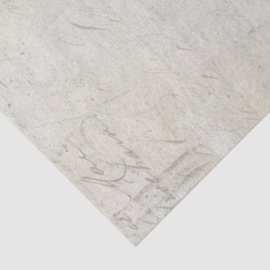 Papier Mousseline Calligraphie Script Gris Marbre Beige Découpage Ti (Détail)