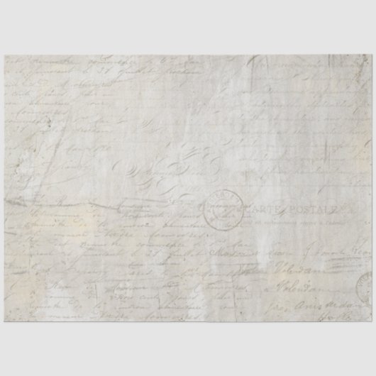 Papier Mousseline Calligraphie Script Marbre gris Beige Découpage (Recto)