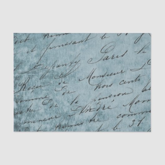 Papier Mousseline Calligraphie vintage (Recto)