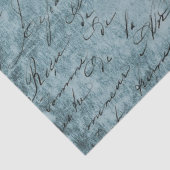 Papier Mousseline Calligraphie vintage (Détail)