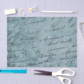 Papier Mousseline Calligraphie vintage (Artisanat)