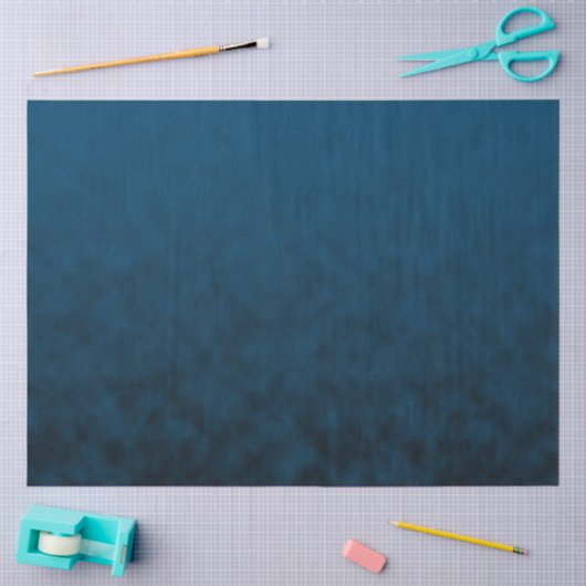 Papier Mousseline Calme abyssal (Artisanat)