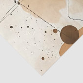 Papier Mousseline Calques minimalistes chauds Abstraits (Détail)