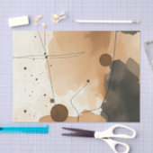 Papier Mousseline Calques minimalistes chauds Abstraits (Artisanat)