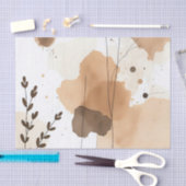 Papier Mousseline Calques minimalistes chauds Abstraits (Artisanat)