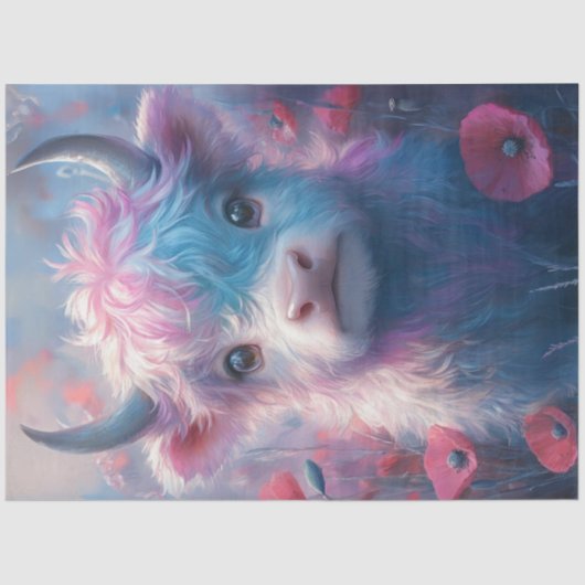 Papier Mousseline Calvaire Des Veaux Des Hautes-Terres Encerclés De  (Recto)