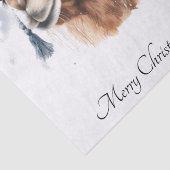 Papier Mousseline Camel de Noël, personnalisable (Détail)