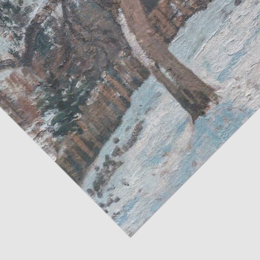 Papier Mousseline Camille Pissarro - Chataigniers a Louvecienne (Détail)